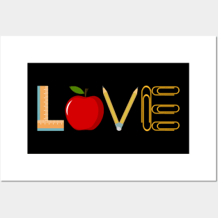Teacher Appreciation Git - Graphic Love Design Posters and Art